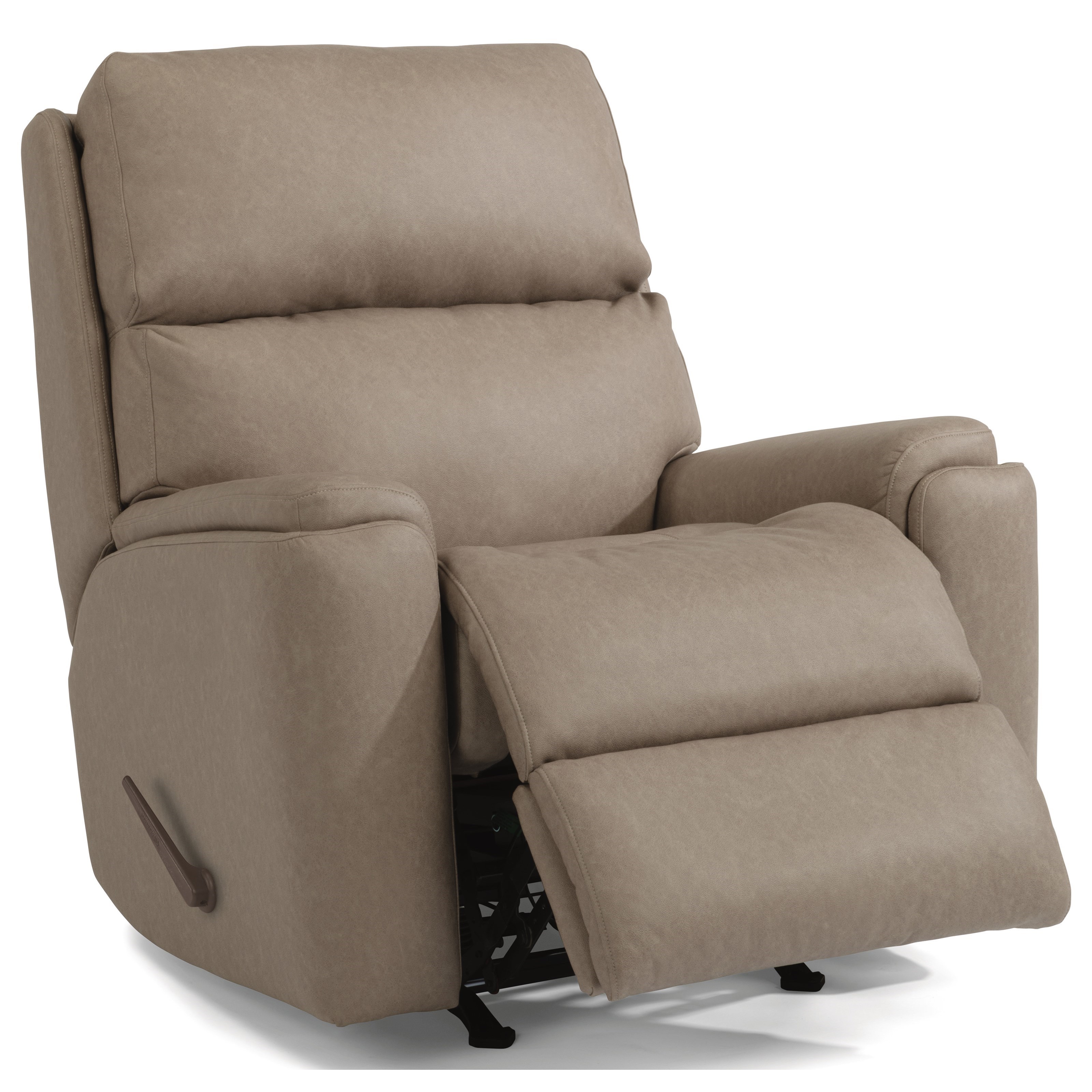 Flexsteel Rio 290450 44002 Casual Recliner with Pillow Arms Wayside Furniture & Mattress